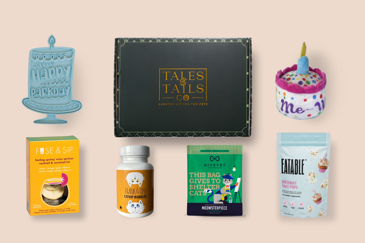 birthday gift box for cat owners gift offering