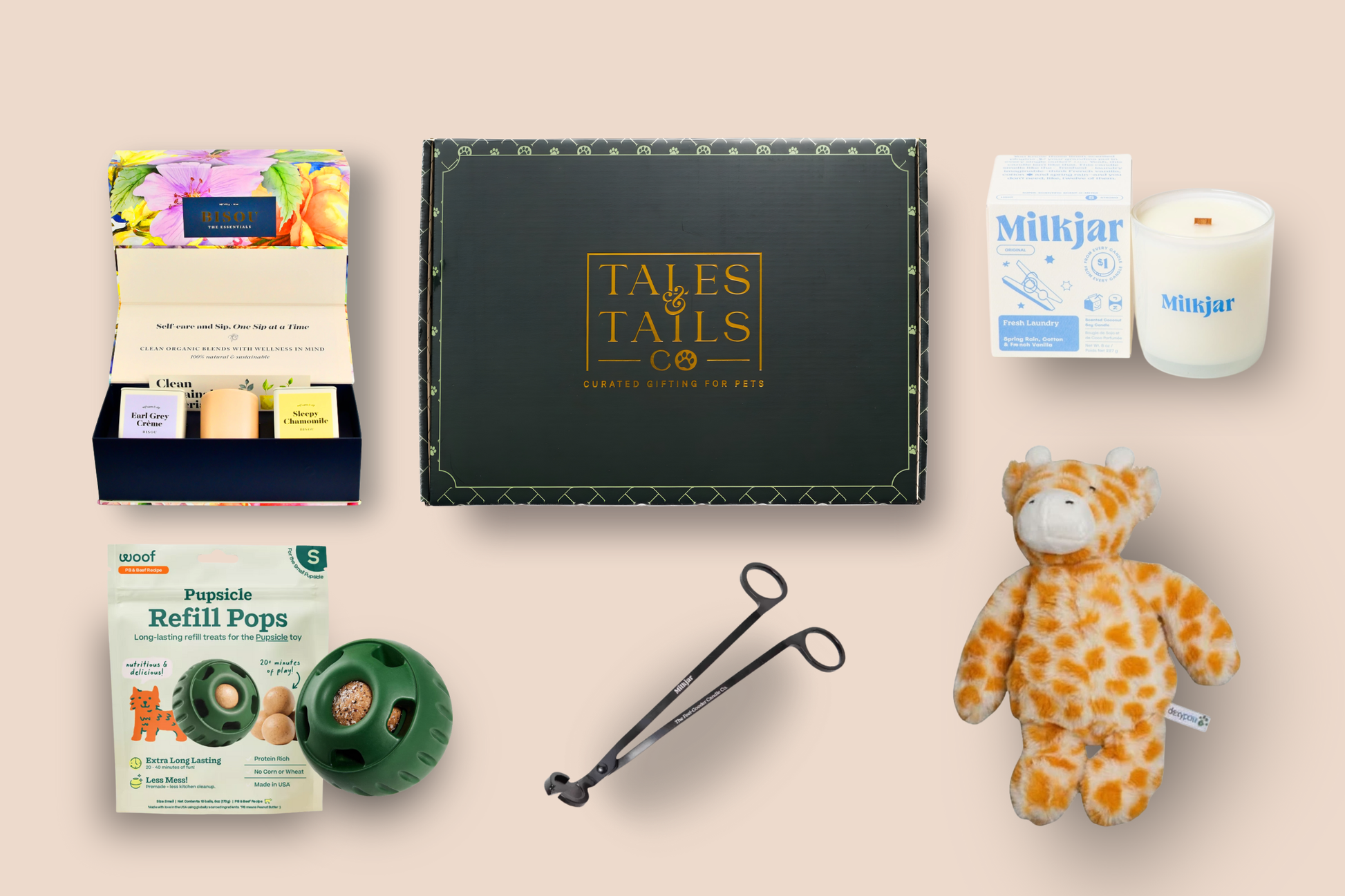 new puppy gift box for new dog owners gift offering