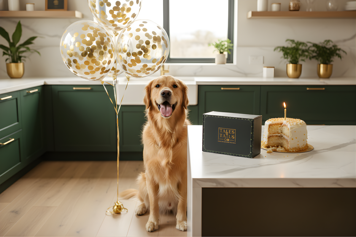 Birthday gift box for dog owners
