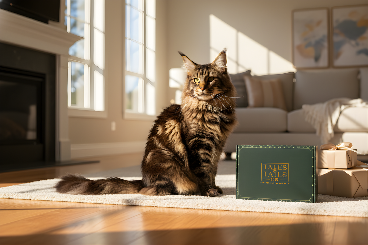 House warming gift box for cat owners