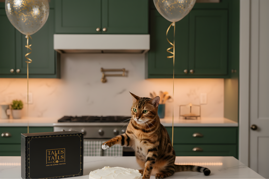 Birthday gift box for cat owners