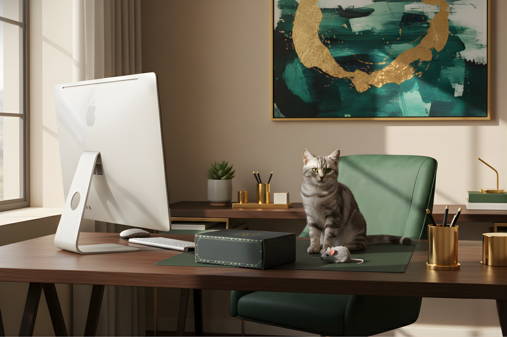 Work from home gift box for cat owners