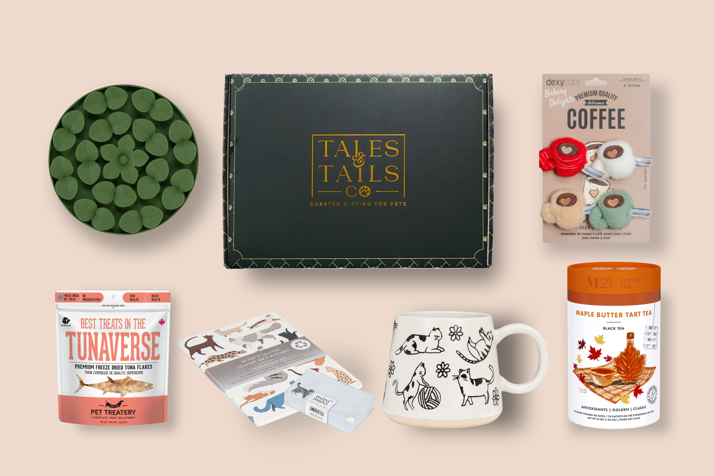 work from home gift box for cat owners gift offering
